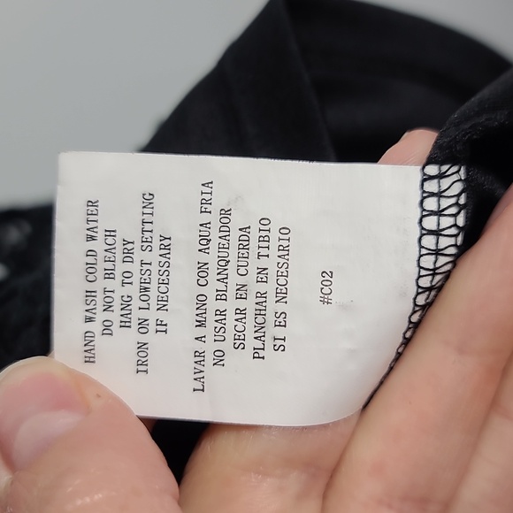 AS U WISH Black High Low Crochet Lined Dress Size XS - Picture 4 of 16